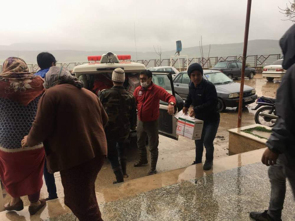 Red Crescent Shelters Affected Households after Landslide